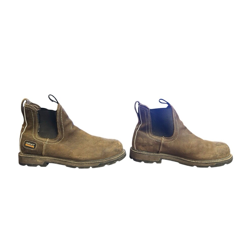 Ariat Groundbreaker Chelsea H20 Steel Toe Boots 10024983 Men’s Sz 10 D Brown